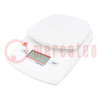 Scales; electronic,precision; Scale max.load: 5.2kg; Display: LCD