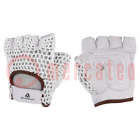 Protective gloves; Size: 8; natural leather; 50MAC