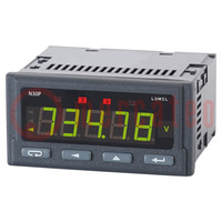 Meter: network parameters; digital,mounting; LED; 5 digits; 1A,5A