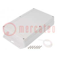 Enclosure: multipurpose; X: 140mm; Y: 210mm; Z: 45mm; ZP; ABS; gasket