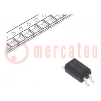 Opto-coupler; SMD; Ch: 1; OUT: transistor; Uisol: 3,75kV; Uce: 80V