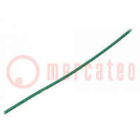 Tuyau électro-isolant; fibre de verre; vert; -20÷155°C; Øint: 1mm