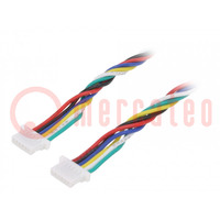 Cable; JST SH; 630mm; PIN: 6; 28AWG