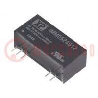 Converter: DC/DC; 5W; Uin: 18÷36V; Uout: 12VDC; Iout: 416mA; SIP9