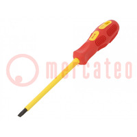 Screwdriver; insulated; slot; SL 5,5; Blade length: 125mm