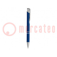 Długopis; ESD; 137mm; niebieski; <10GΩ; Korpus: niebieski