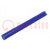 Rod; Ø: 130mm; L: 500mm; blue; extruded; Length tolerance: 0; +1mm