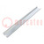 DIN rail; steel; W: 35mm; L: 285mm; Plating: zinc