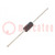 Diode: rectifying; THT; 600V; 3A; Ifsm: 200A; DO27; Ufmax: 1.2V