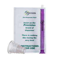 Oral Syringe - Precision Purple Oral Syringes - 3ml