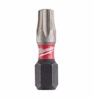 Milwaukee Schrauberbit SHOCKWAVE Gen II T27 / 25 mm (2 Stk.)