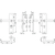 Skizze zu DALLAS hosszúpajzsos biztonsági kilincsgarnitúra PZ92,stift 10 mm,nemesacél matt