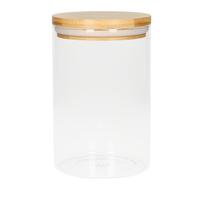Artikelbild Glass storage jar "Bamboo", 1.6 l, transparent