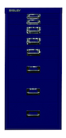 Bisley MultiDrawer™, 29er Serie, DIN A4, 8 Schubladen, oxfordblau