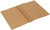 Speisekarte Pipestone ohne Prägung A5; Größe DIN A5, 16.6x24 cm (BxH); beige