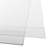 Tisch- und Thekenaufsteller / Acryl-Dachständer in DIN-Formaten | DIN A7 hoogformaat