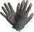 Handschuh Fitter, PU/Nylon, Gr. 9, grau, FORTIS