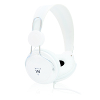 Ewent EW3578 auricular y casco Auriculares Alámbrico Diadema Música Blanco