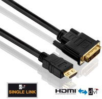 PureLink HDMI-DVI M-M 7.5m 7,5 m DVI-D Negro