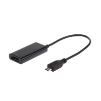 Gembird A-MHL-002 USB grafische adapter Zwart