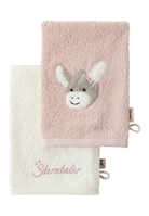 Sterntaler 7122378 Babyhandtuch Pink, Weiß Baumwolle