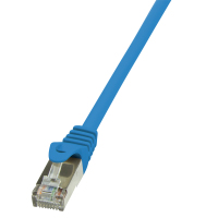 LogiLink 0.5m Cat.5e F/UTP hálózati kábel Kék 0,5 M Cat5e F/UTP (FTP)
