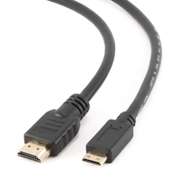 Gembird HDMI - mini HDMI, 3m kabel HDMI HDMI Typu A (Standard) HDMI Type C (Mini) Czarny