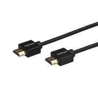 StarTech.com Cable de 2m HDMI 2.0, Cable HDMI Premium 4K 60Hz de Alta Velocidad con Ethernet, Cable HDMI Ultra HDMI, Cable de Vídeo para TV / Monitor / Ordenador Portátil / PC, ...
