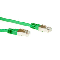 ACT SSTP Cat6 LSZH 3m cable de red Verde