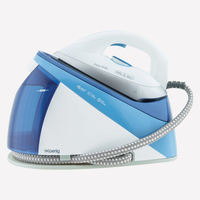 H.Koenig V24 2400 W 1,1 L Suela de cerámica Blanco, Azul