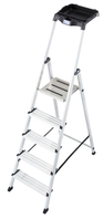 Krause 126535 ladder Sectional ladder Aluminium, Black