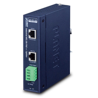 PLANET IPOE-173S divisore di rete Blu Supporto Power over Ethernet (PoE)