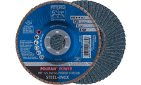 PFERD PFF 125 Z 60 SG POWER STEELOX fornitura per utensili rotanti per molatura/levigatura Metallo