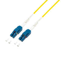 LogiLink FP0UB00 Glasfaserkabel 0,5 m LC OS2 Blau, Gelb