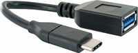Schwaiger CK 3105 cable USB 0,15 m USB 3.2 Gen 1 (3.1 Gen 1) USB A USB C Negro
