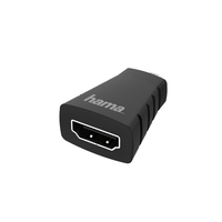 Hama 00200348 cambiador de género para cable HDMI Type D (Micro) HDMI tipo A (Estándar) Negro