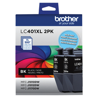 Brother LC401XL2PKS ink cartridge 1 pc(s) Original High (XL) Yield Black