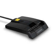Axagon CRE-SM3 smart card reader Binnen USB USB 2.0 Zwart