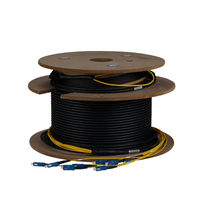 EFB Elektronik O8321L10OS2 InfiniBand/fibre optic cable 10 m 8x SC U-DQ(ZN) BH OS2 Zwart, Geel