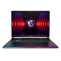 MSI Gaming Raider GE78 HX 14VIG-671DE Intel® Core™ i9 i9-14900HX Laptop 43,2 cm (17") Quad HD+ 32 GB DDR5-SDRAM 2 TB SSD NVIDIA GeForce RTX 4090 Wi-Fi 7 (802.11be) Windows 11 Pr...