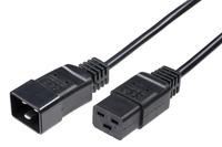 Microconnect PE141505 power cable Black 0.5 m C20 coupler C19 coupler