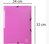Exacompta 55820E Aktenordner Polypropylen (PP) Pink A4