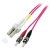 EFB Elektronik LC - ST 50/125 15m Glasvezel kabel OM4 Violet