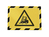 Durable Duraframe Security A4 ramka magnetyczna Czarny, Żółty
