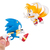 Fizz Creations Sonic the Hedgehog Comic Ons (Sonic & Tails)