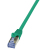 LogiLink 1m Cat.6A 10G S/FTP hálózati kábel Zöld Cat6a S/FTP (S-STP)