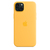 Apple iPhone 15 Plus Silikon Case mit MagSafe – Warmgelb
