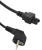 Qoltec 50548 power cable Black 1.4 m CEE7/7 C5 coupler