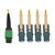 Tripp Lite N390-02M-4S-AP cable de fibra optica 2,01 m 12x MTP/MPO 4x SN OFNR OS2 Negro, Azul, Verde, Blanco, Amarillo