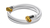 Goobay 70481 coaxial cable 1 m F White